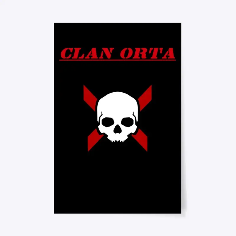 ORTA Black Poster